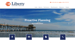 Desktop Screenshot of libertyadvisorygroup.com