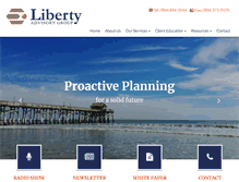 Tablet Screenshot of libertyadvisorygroup.com